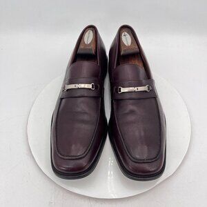Florsheim Imperial Men Size 13D Dark Brown Leather Horsebit Loafer Dress Shoes